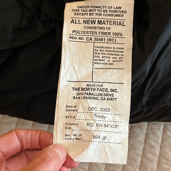 The North Face Trinity polar guard classic sleeping bag - Picture 6 of 16